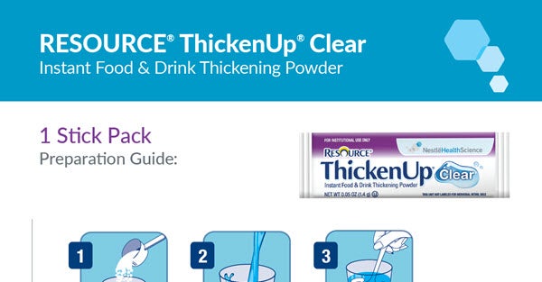 ThickenUp Clear Preparation Guide (Stickpacks)