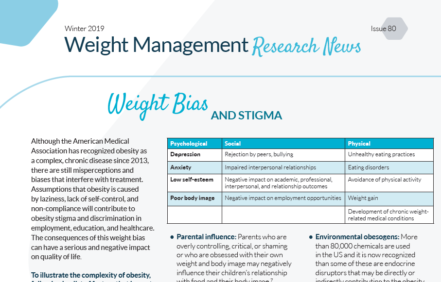 Weight Management Research News