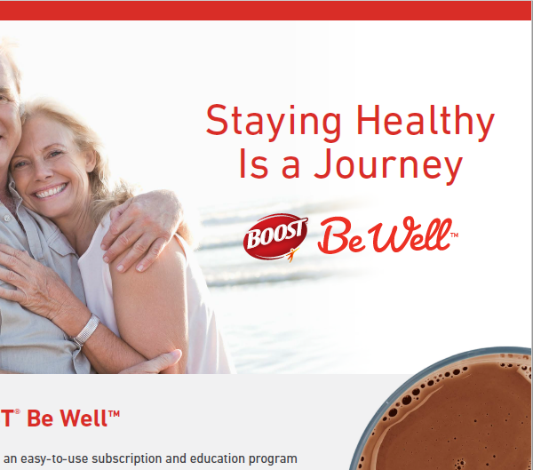 BOOST® Be Well™ Patient  Detail Aid