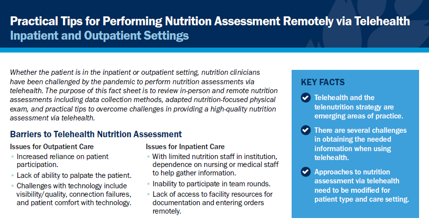 ASPEN Telehealth Tips