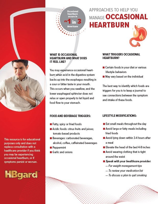 Approaches to Help Manage Occasional Heartburn