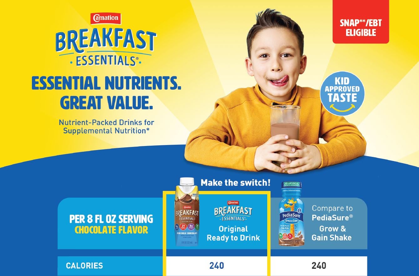 Carnation Breakfast Essentials Great Value Chart