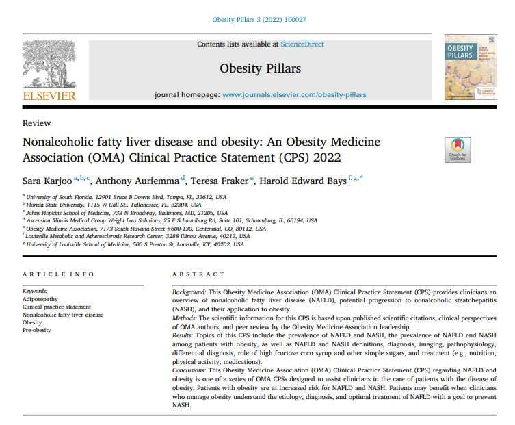 Obesity Clinical Practice Statement OMA
