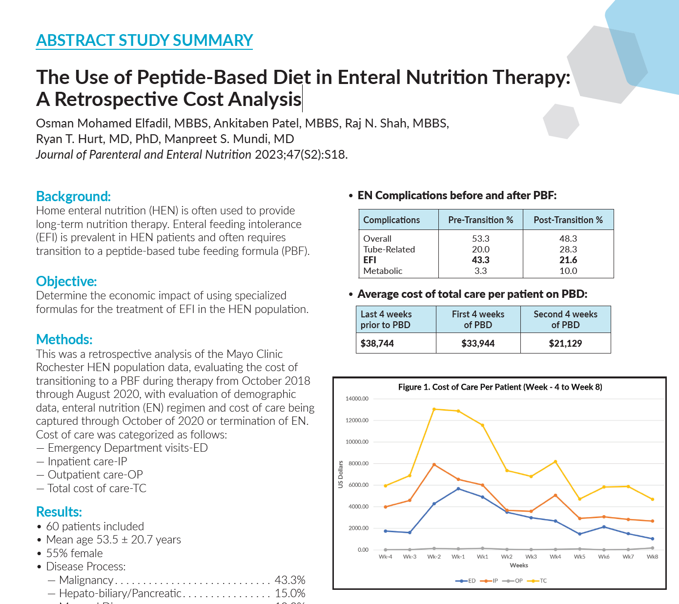 The Use of Peptide-Based Diet in Enteral Nutrition Therapy