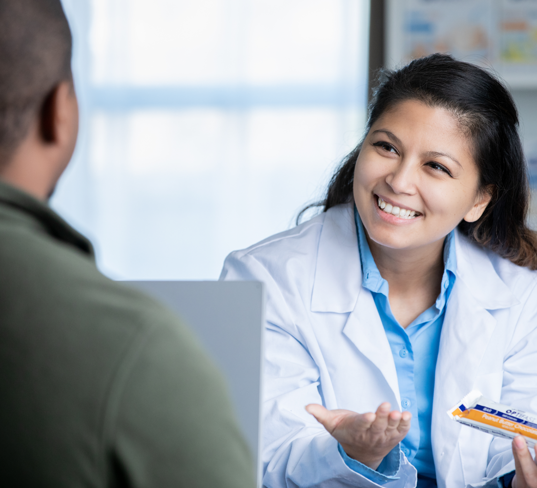 doctor with patient