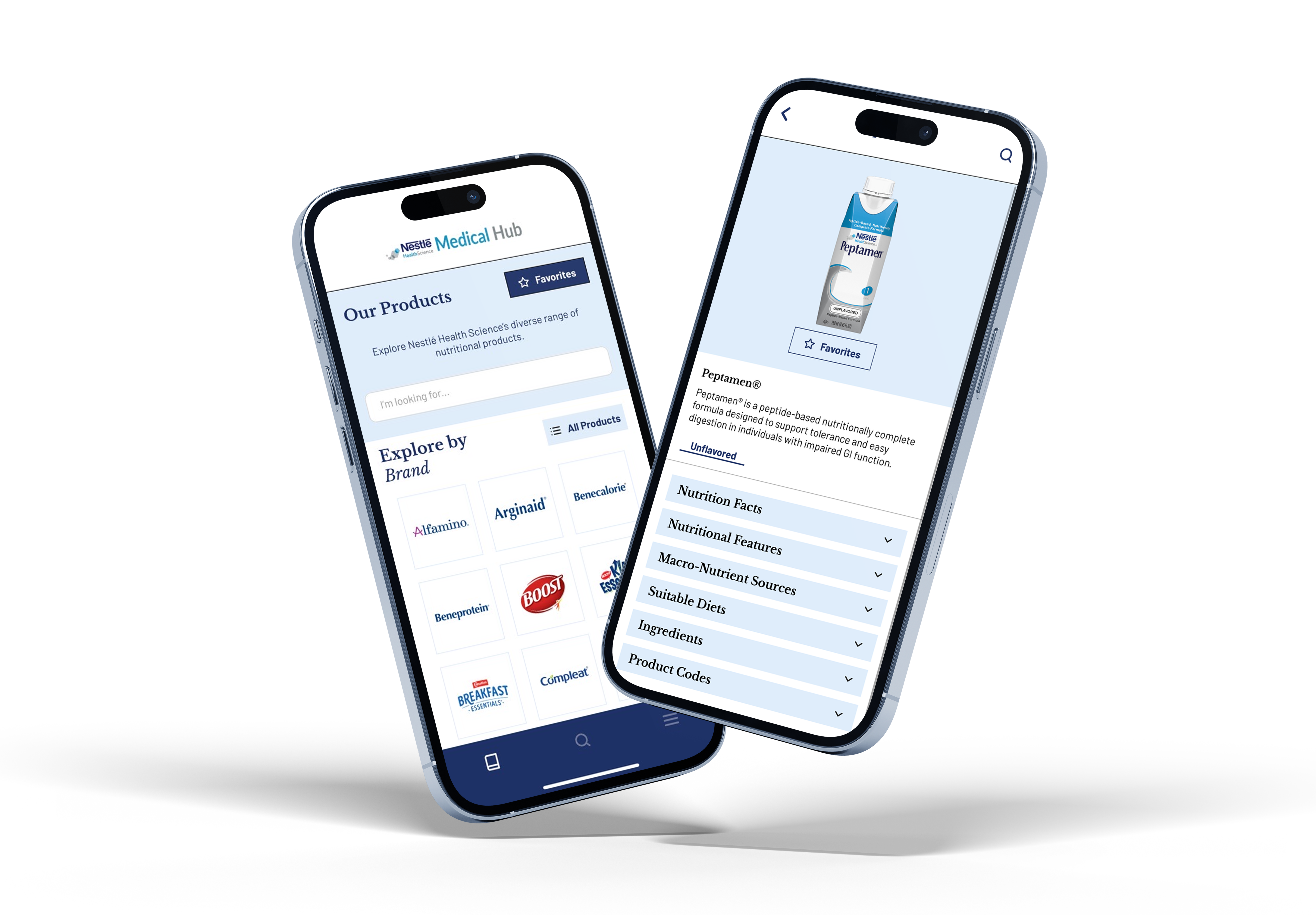 Nestle Mobile Product Guide