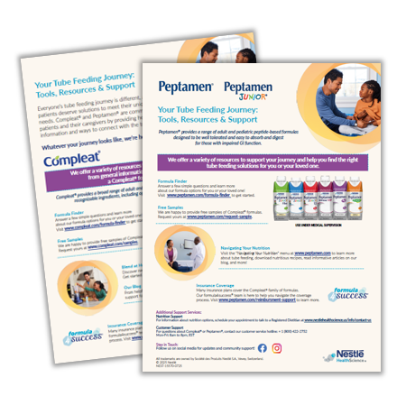 Tube Feeding Resources Brochure 