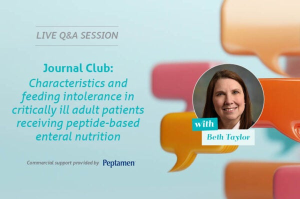 Characteristics and feeding intolerance in critically ill adult patients 