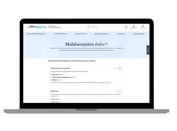 Malabsorption Index Tool