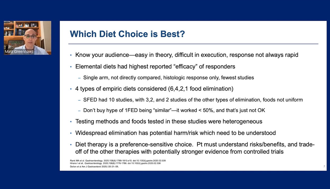EoE Treatment Options (webinar snippet)