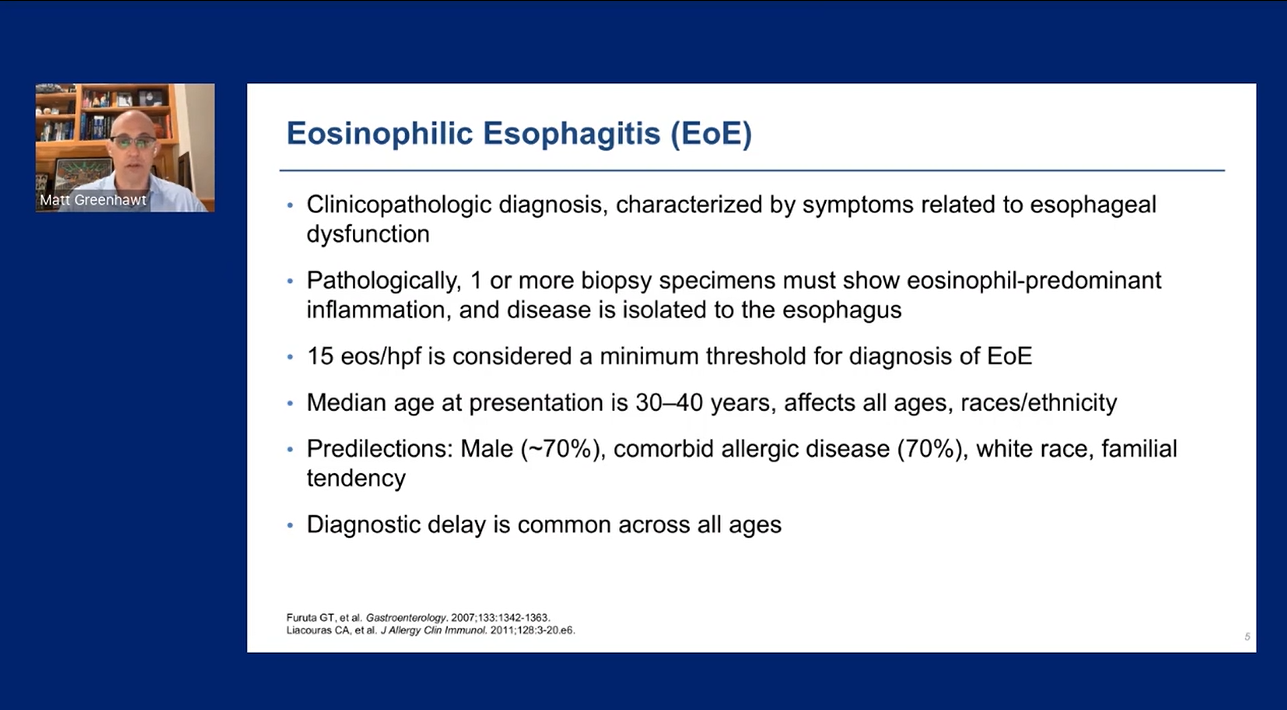 EoE in Pediatrics (webinar snippet)