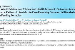 Study Summary: RWE Outcomes for Children with Blenderized Feeding
