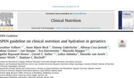 ESPEN Guidelines Clinical Nutrition and Hydration in Geriatrics