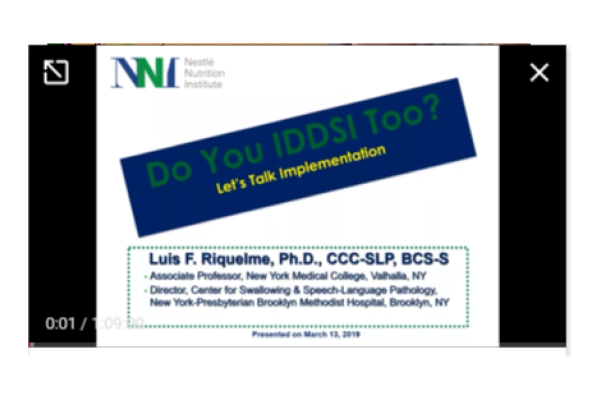 IDDSI Let's Talk Implementation