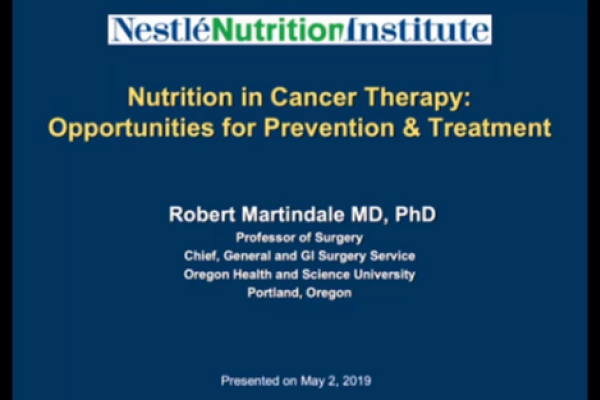 Nutrition in Cancer Therapy