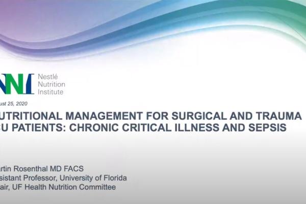 Nutritional Management for Surgical and Trauma ICU Patients: Chronic Critical Illness and Sepsis