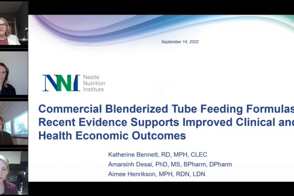 Commercial Blenderized Tube Feeding Formulas Webinar