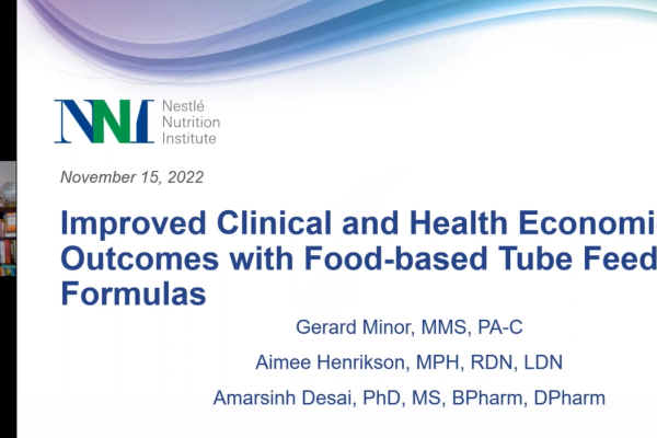 Improved Clinical and Health Economic Outcomes with Food-Based Tube Feeding Formulas
