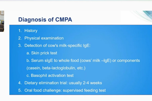Diagnosis of CMPA Webinar