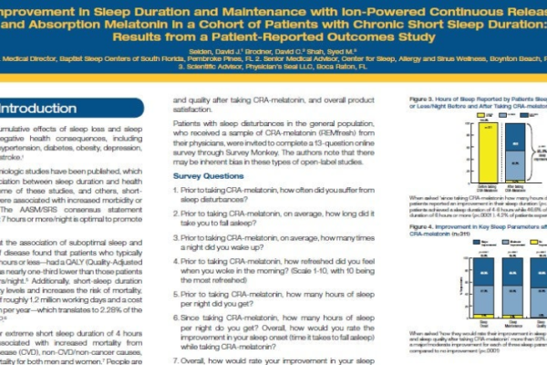 REMfresh® Improvement in Sleep Duration