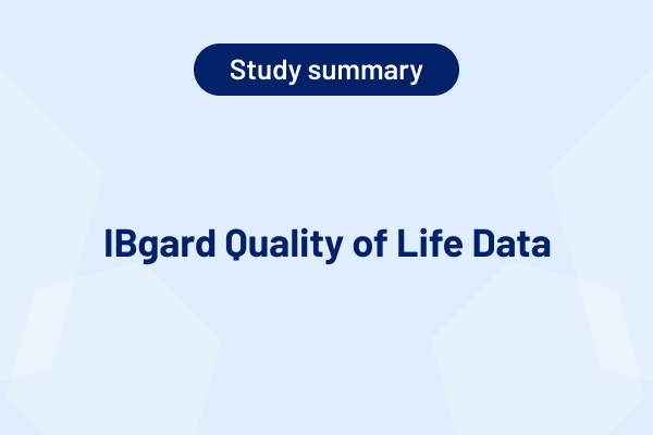IBgard Quality of Life Data