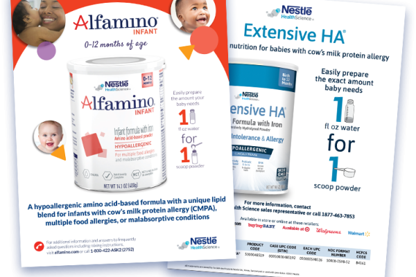 Alfamino Infant & Extensive HA® mixing instructions