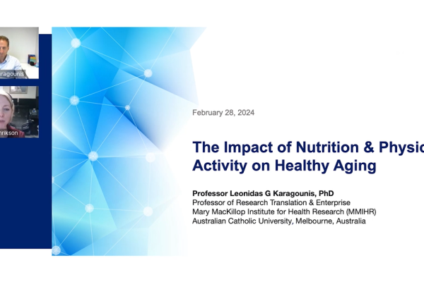 The Impact of Nutrition & Physical Activity on Healthy Aging