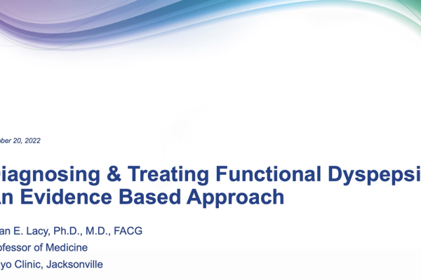 Functional Dyspepsia Webinar