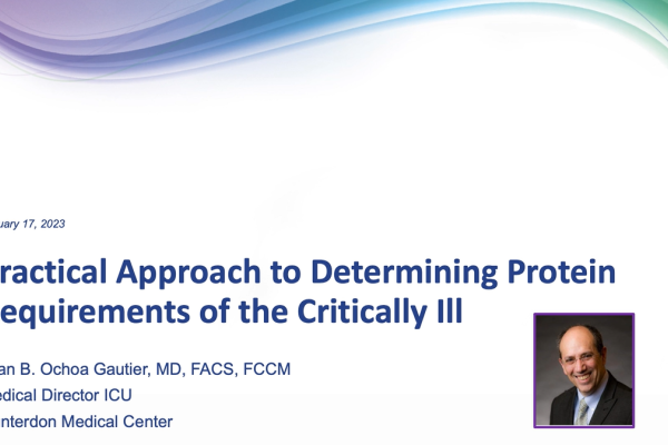 Practical Approach to Determining Protein Requirements of the Critically Ill