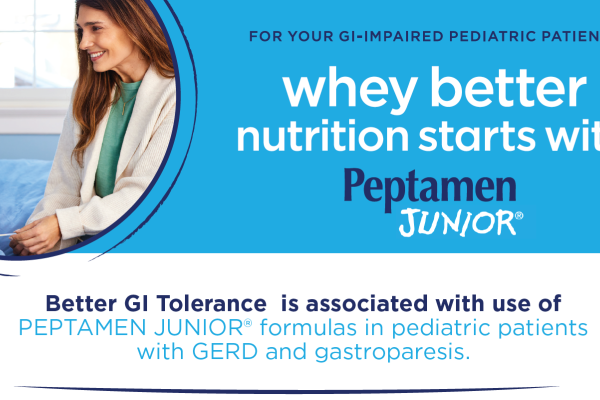 Use of Peptamen Junior® formulas in children with gastric motility disorders