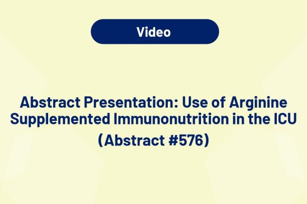 Use of Arginine Supplemented Immunonutrition in the ICU