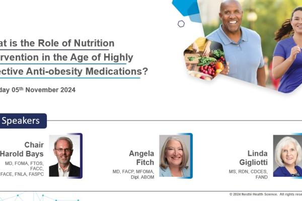 What is the Role of Nutrition Intervention in the Age of Highly Effective Anti-Obesity Medications? (ObesityWeek® 2024)