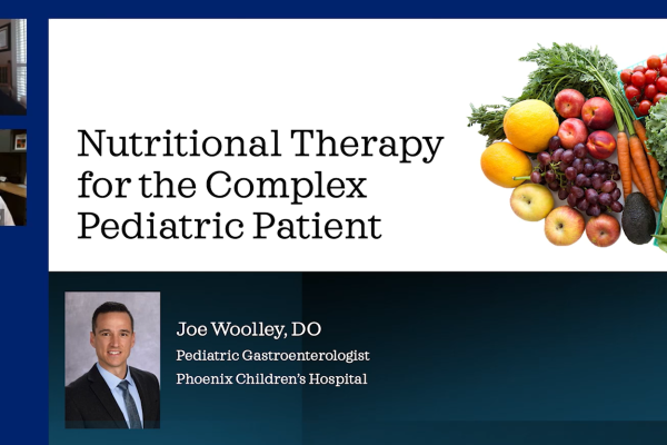 Nutritional Therapy for the Complex Pediatric Patient