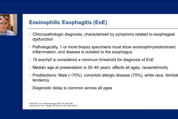 EoE in Pediatrics (webinar snippet)