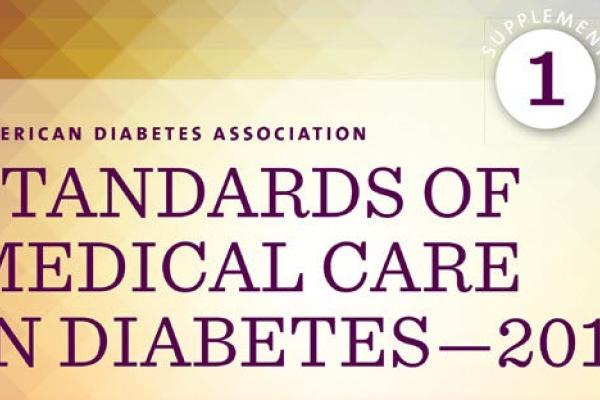 Standards of Medical Care in Diabetes, 2019 ADA