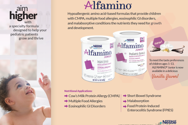 Alfamino® Junior Malabsorptive Conditions HCP Detail Aid