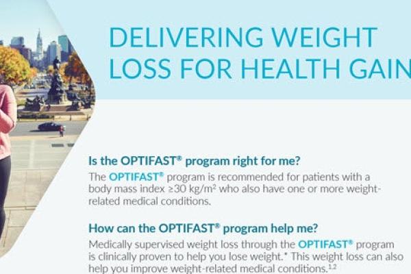 OPTIFAST Delivering Weight Loss for Healthy Gains