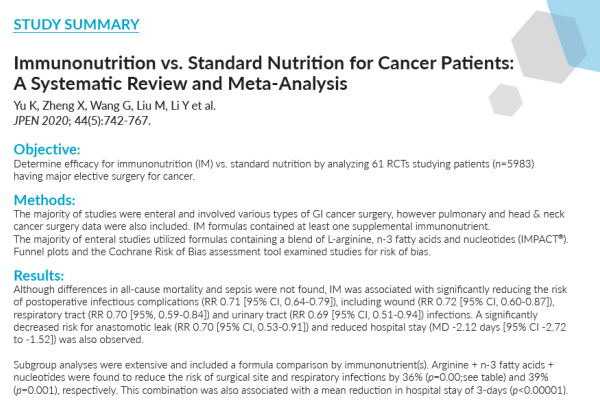 Yu et al JPEN 2020 Surg Study Summary