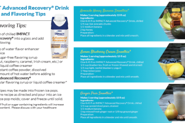 Impact Advanced Recovery Quick Flavoring Tips & Recipes