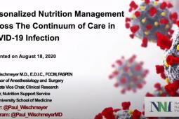 Personalized Nutrition Management Across the Continuum of Care in COVID-19 Infections